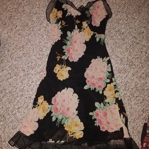 Betsey Johnson 1994 vintage 90s floral slip dress